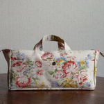 《SALE!》四角くて横長のご近所バッグ　ヴィンテージブーケ
