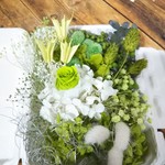 爽やかグリーン　花材　アソート　盛りだくさん　ボリュウーム　人気花材　ハーバリウム　キャンドル　キット　バラ　ゴアナグロー　千日紅　ラグラス　ユーカリ 夏休み自由研究　プリザーブドフラワー　ドライフラ