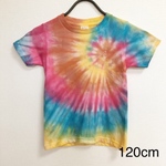 120cmタイダイキッズTシャツ
