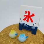 かき氷ピアス レモン&ブルーハワイ イヤリング フェイクスイーツ