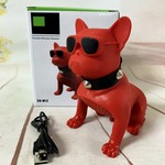 フレンチブルドッグ型スピーカー　Bluetooth　レッド