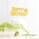 ケーキトッパー  【HAPPY BIRTHDAY】