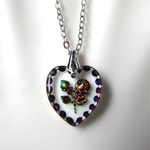 西ドイツ製インタリオのハートネックレス