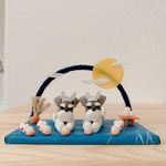【既製品】お月見✧*̣̩☽⋆゜シュナウザー