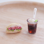 パストラミビーフサンド(クッペ)×コーヒーフロート
