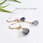 14kgf  iolite × pearl  pierce