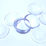 4個入ラウンドクリアガラスカボション(30mm)