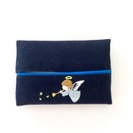 【入園・入学・私学用】天使の刺繍のミニ・ティッシュケース