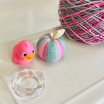刺し子糸のりんごちゃん ジェダイピンクver.