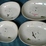 【SALE】ふぞろいの食器達（お相撲さん ）