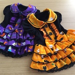 おちゃめなハロウィン柄＊フリフリスカートのワンピ
