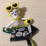 送料込み  吹き出しアルファベットルルベちゃん