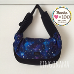 ★再販★ エルゴカバー リバーシブル ＊ 星空柄パープル × ネイビーダンガリー ＊