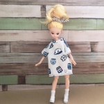 リカちゃん 22センチドール  BIGシャツ でんしゃ