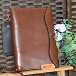 人気のＡ５サイズ！本革システム手帳！メモリフィル100枚付き