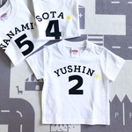 数字+名入れ バースデー Tシャツ