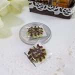 【お試し2パックセット】ミニチュアフード♡チョコがけ抹茶ワッフル