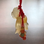 黄龍玉仏手金桂花ストラップ