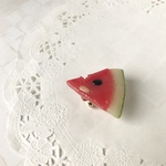 スイカの帯留め