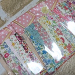 8/1pm9:00～【summer sale】花柄シール＊9㎝×77枚