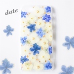 【再販】押し花のスマホケース - brise  *。date