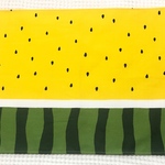  35cm✖️50cm ランチョンマット☆スイカ🍉イエロー