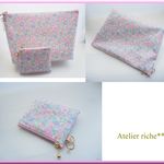 ◇◆Special Price◆◇　LIBERTY　Betsy　ベッツィ　67P　たっぷり大きめまち付きポーチ＆miniポーチセット