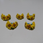 ヒマワリの花冠ブルーリボン