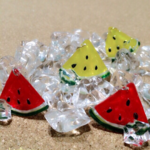 氷スイカ　ピアス
