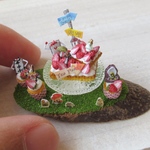 Alice In  Wonderland＊＊アリスの二段タルトのセット