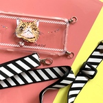 《受注製作》Fresh  Catのストラップ付きiphone ケース