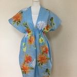 浴衣の反物で作ったワンピース