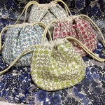 [特価]Liberty•ミナペルホネン•SleepingRose・薔薇•花•可愛い巾着袋•4つ！