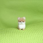 ポメラニアン 柴犬カット 羊毛フェルト