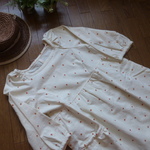 SALE*(M)生成り地７分袖チュニック