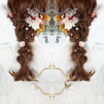 ＊フォルトゥーナヘッドドレス＊　ウェディング 　ヘア　 髪飾り 　ドレス　 浴衣　 和 結婚式 プリザーブド 　#rbh-93 