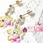 ハートフルパズルピース　イヤリング/ピアス*