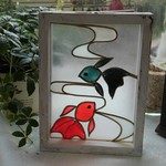 グラスアート（金魚）