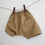 変形リラックスパンツ☆ベージュ☆120cm