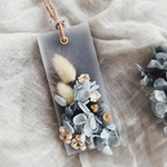  ○香りの選べる○ワックスサシェ/grey×blue/candlemimosa