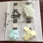整理収納の新技～ファイリングストッカー／ファイル台紙とストックバッグ8枚セット