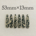 importアクリルプレートチャーム ゴールド 6個入