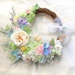 小さなお庭のナチュラルリースブーケ  ＊ギフト ウェディング  