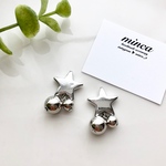 𓐍星×シルバー𓐍ピアス/イヤリング
