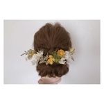 ヘアアクセサリー 髪飾り ドライフラワー