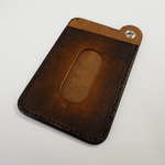 レザーパスケース（茶）