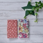 ✨新作✨【送料無料】抱っこ紐よだれカバー *  flower × pink dots