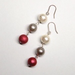 コットンパールのピアス