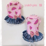drop⭐⡱yuk0-pin様専用♥スイカガールズ♥犬服♥Sサイズ♡送料無料