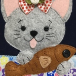 小さいショルダーバッグ(猫)